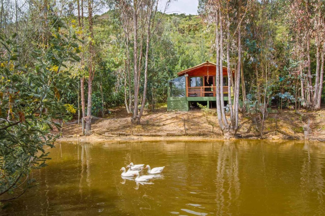 Cabana Tipo Glamping Savieza Life Experience Nemocon Exterior foto